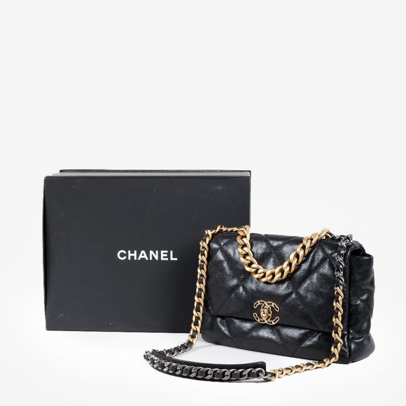 Chanel 19 Black Large - Picture 14 of 14